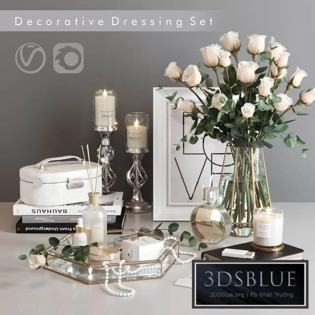 DECORATION – DECORATIVE SET – 3DSKY Models – 2937