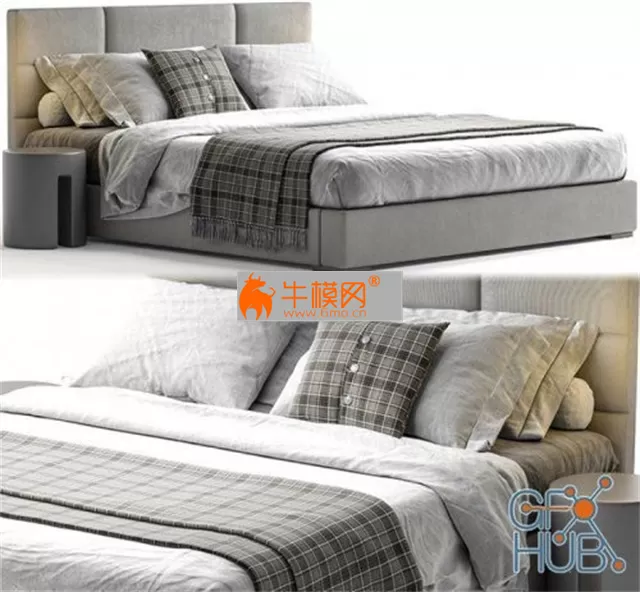 Rh Modena Bed – 3806