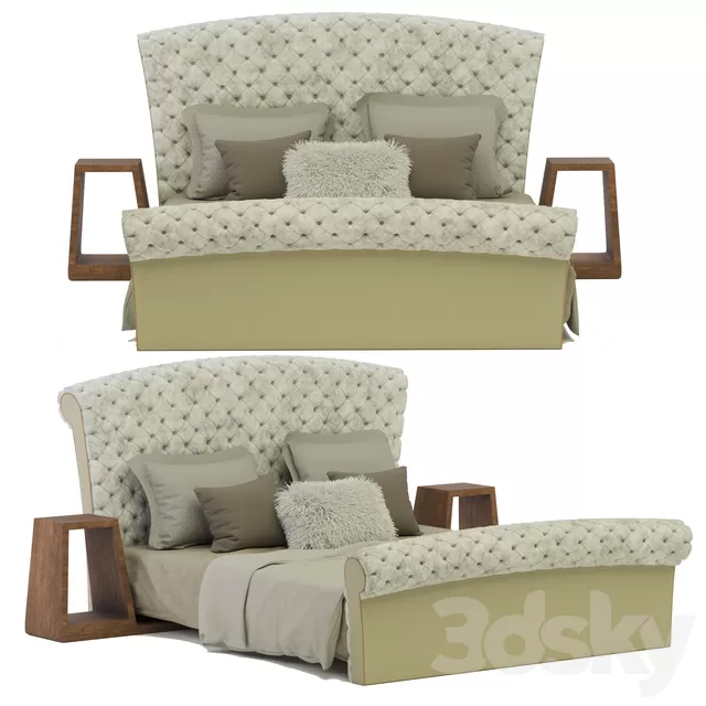 Roll top sleight bed – 3811