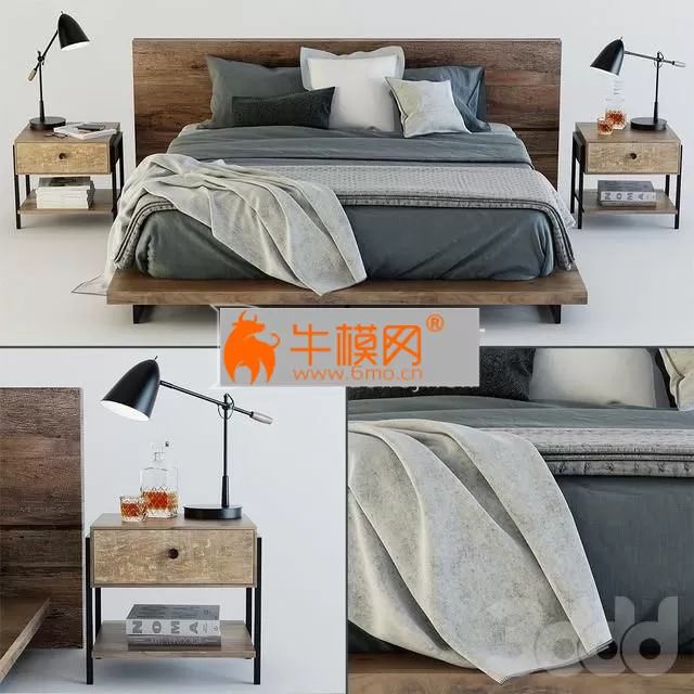 ?&B Atwood Bedroom Set – 3845