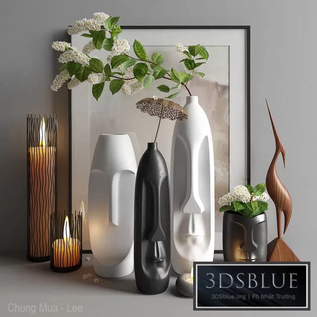 DECORATION – DECORATIVE SET – 3DSKY Models – 2942