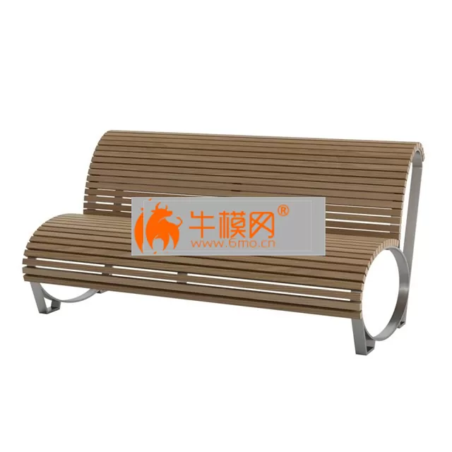 Exterior Wood Bench – 3858 Exterior Wood Bench – 3858