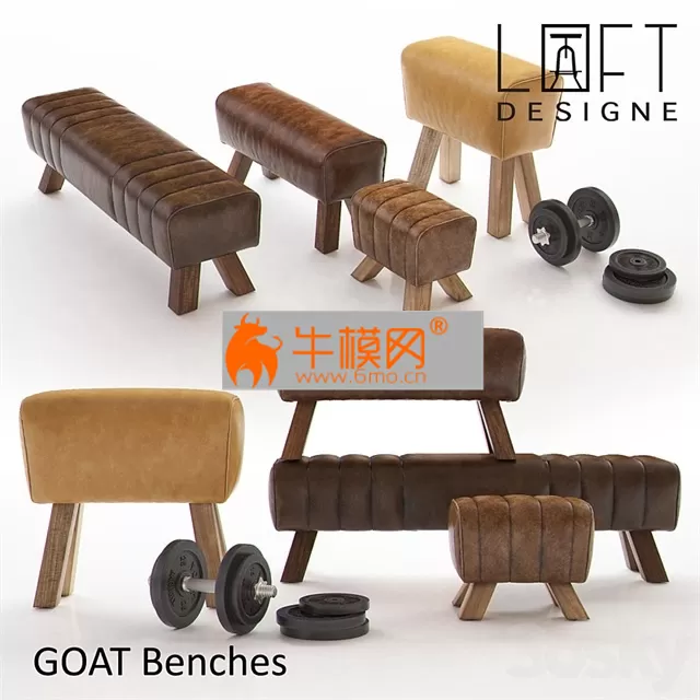 GOAT Benches – LOFT DESIGNE – 3860 GOAT Benches – LOFT DESIGNE – 3860