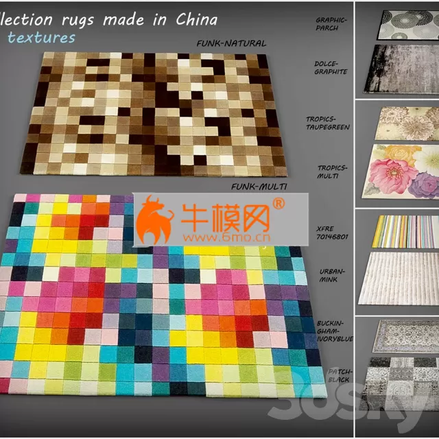 Collection of carpets from China – 3898