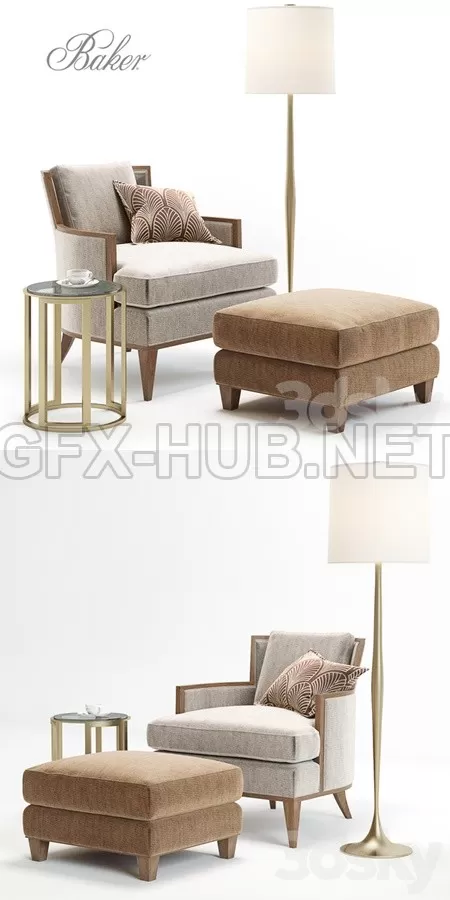 Baker California Lounge Chair – 3932