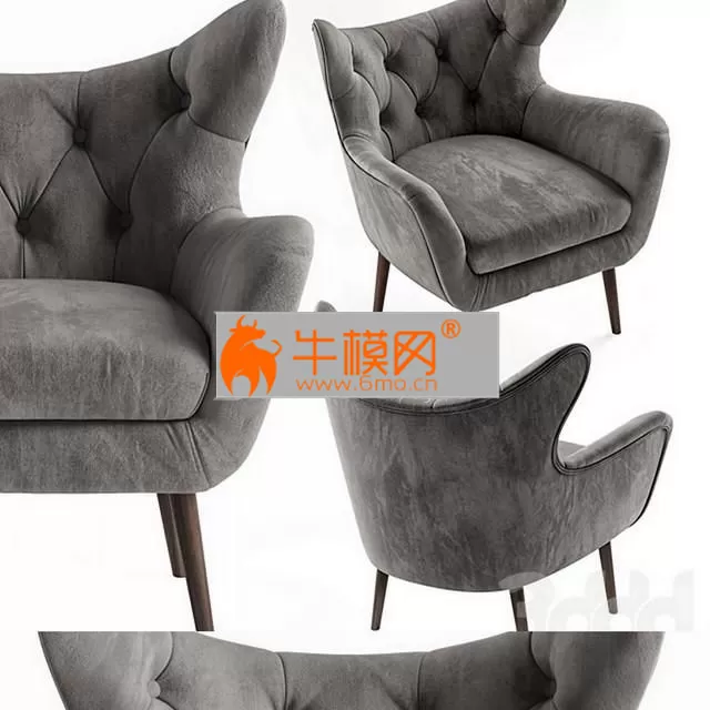 Bouck Wingback Chair – 3955