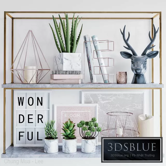 DECORATION – DECORATIVE SET – 3DSKY Models – 2955