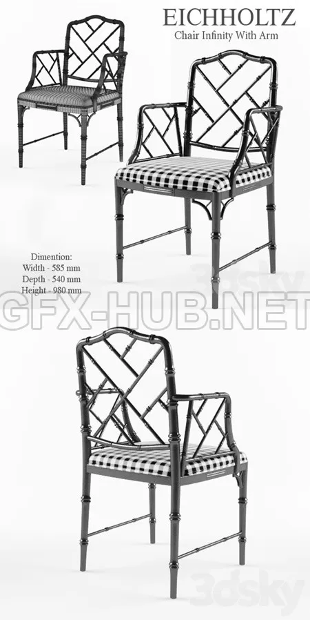 Chair Eichholtz Chair Infinity With Arm – 3985