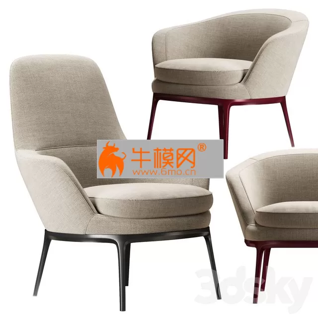 Chairs B & B Maxalto Caratos – 4010