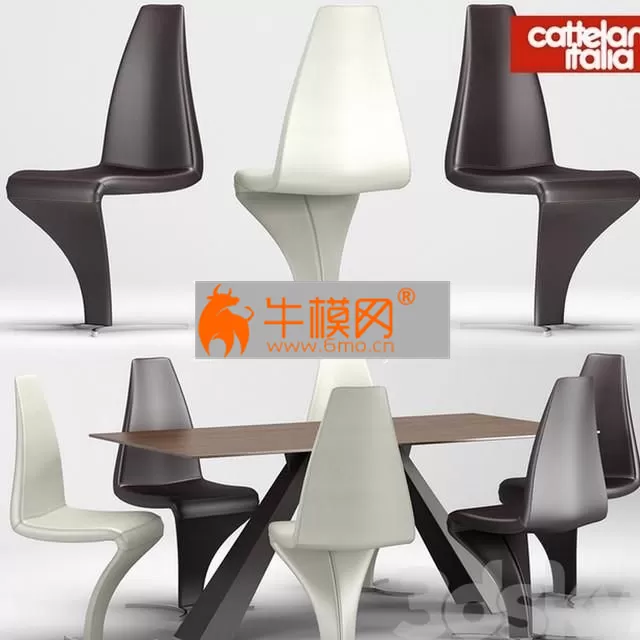 Desk-chair Eliot-betty, Cattelan Italia – 4048