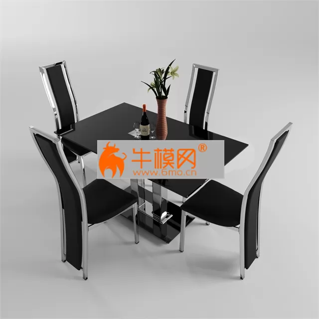 Diining Table Avrora & C-100 chair – 4050