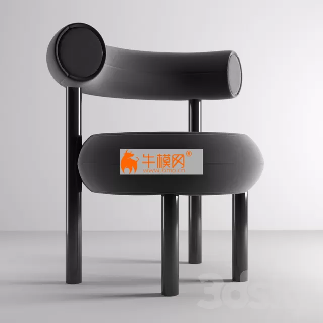 FAT DINING CHAIR BLACK LEG CASSIA 09 – 4071 FAT DINING CHAIR BLACK LEG CASSIA 09 – 4071