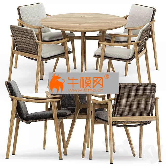 Fynn Outdoor chair by Minotti and Ren Dining table C1100 – 4080 Fynn Outdoor chair by Minotti and Ren Dining table C1100 – 4080