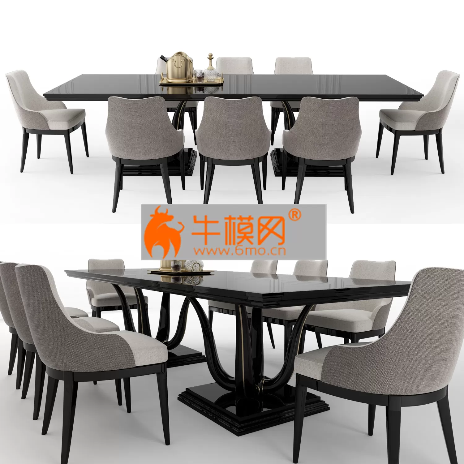 GALIMBERTI NINO Corallo table + Adele chair – 4081 GALIMBERTI NINO Corallo table + Adele chair – 4081