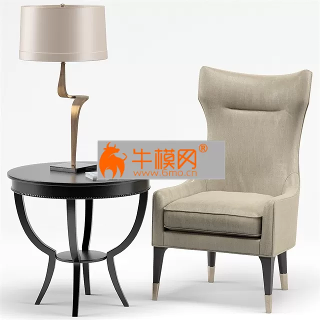 Gina Chair Thad Lamp Scheffield Round End Table – 4087 Gina Chair Thad Lamp Scheffield Round End Table – 4087