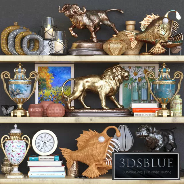 DECORATION – DECORATIVE SET – 3DSKY Models – 2966
