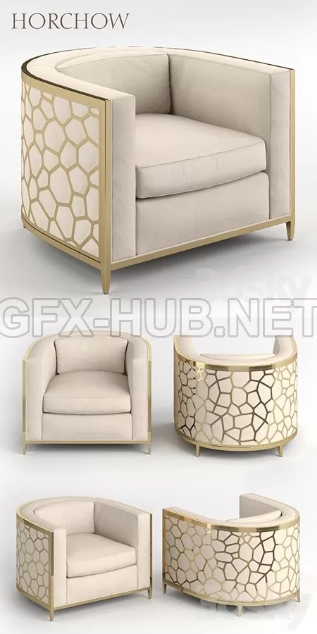 Golden Curved Chair Horchow – 4090 Golden Curved Chair Horchow – 4090