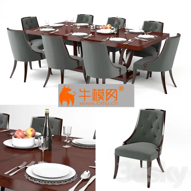 Guy Fontaine Dining Table & chairs – 4093 Guy Fontaine Dining Table & chairs – 4093