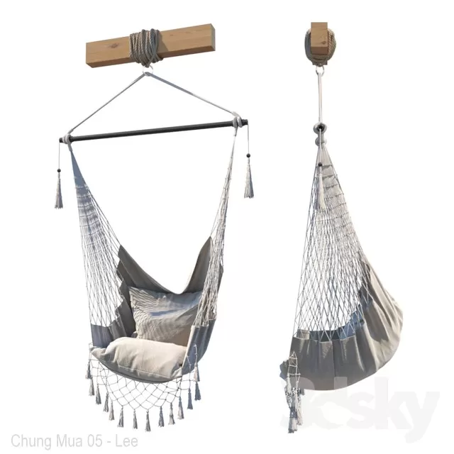Hammock chair (max 2014, 2016 Vray, obj) – 4096 Hammock chair (max 2014, 2016 Vray, obj) – 4096