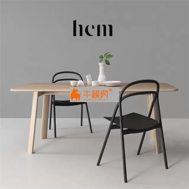 HEM Set Udon Chair Alle Table – 4100 HEM Set Udon Chair Alle Table – 4100