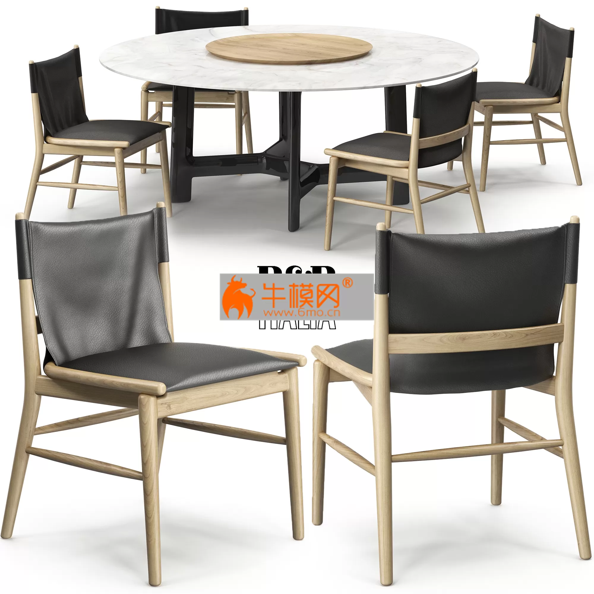 Jens chair Alex table BandB Italia – 4117 Jens chair Alex table BandB Italia – 4117