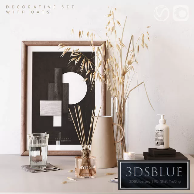 DECORATION – DECORATIVE SET – 3DSKY Models – 2970