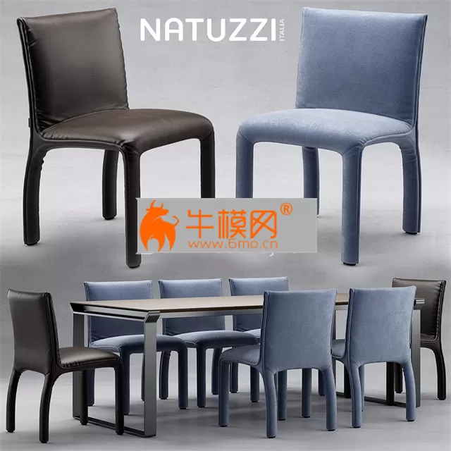 Natuzzi italia Table & Chair – 4161 Natuzzi italia Table & Chair – 4161