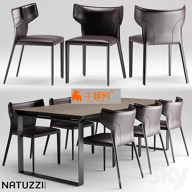 Table and chairs natuzzi Pi Greco, Omega – 4235 Table and chairs natuzzi Pi Greco, Omega – 4235