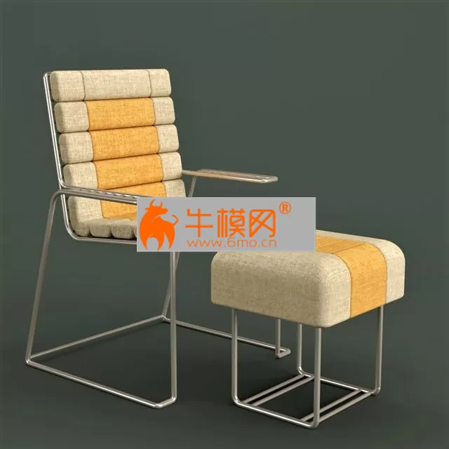 Valencia Easy Chair And Ottoman – 4259