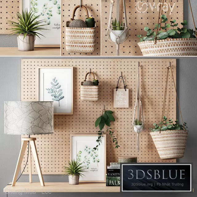 DECORATION – DECORATIVE SET – 3DSKY Models – 2989