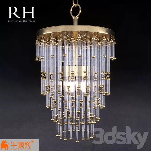 Chandelier Restoration Hardware Luciano 68120069 ABRS – 4331