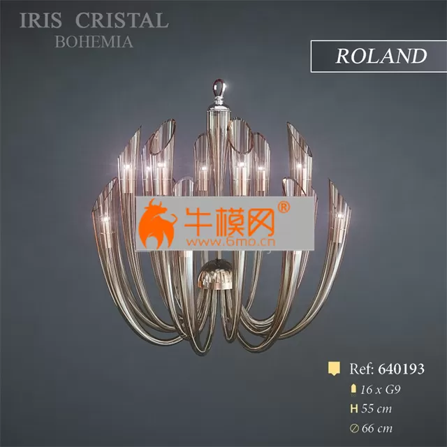Chandelier ROLAND Luxus Bohemia – 4332