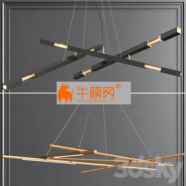Collection of Minimalist Chandelier – 4342