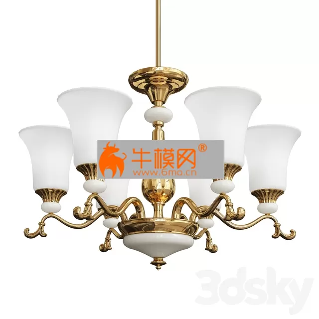 Contemporary Clean Copper Chandelier 1 – 4345