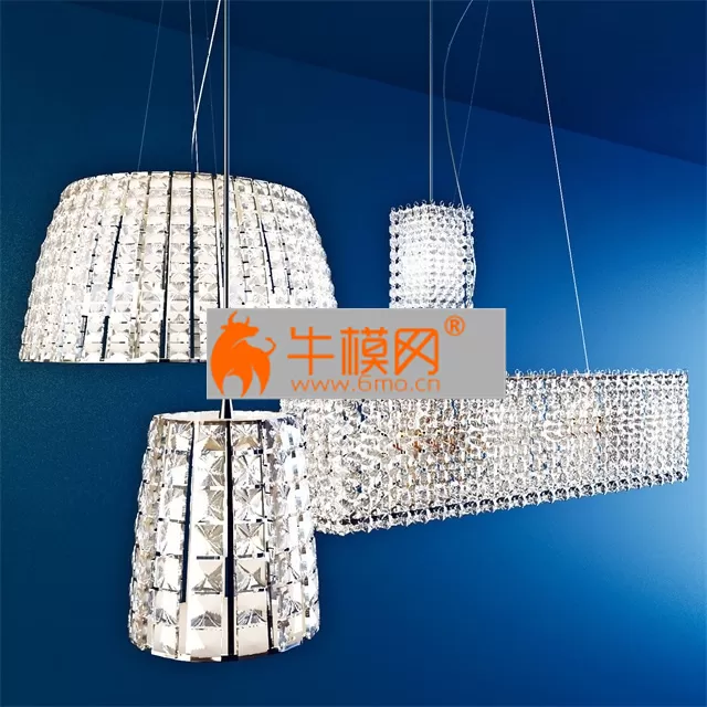 Crystal chandelier set – 4348