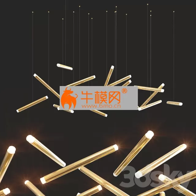 Dutti D0068 Gold Chandelier – 4352