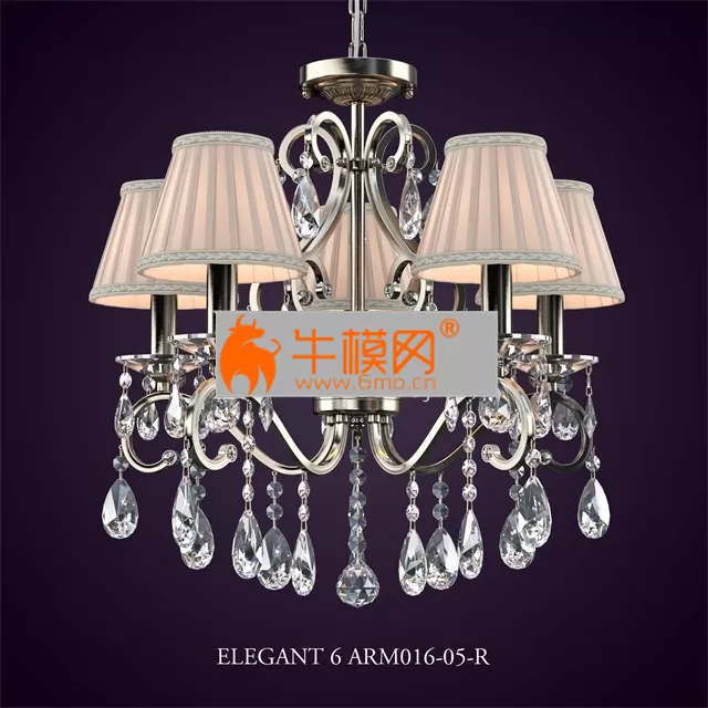 Elegant Chandelier 6 ARM016-05-R – 4356