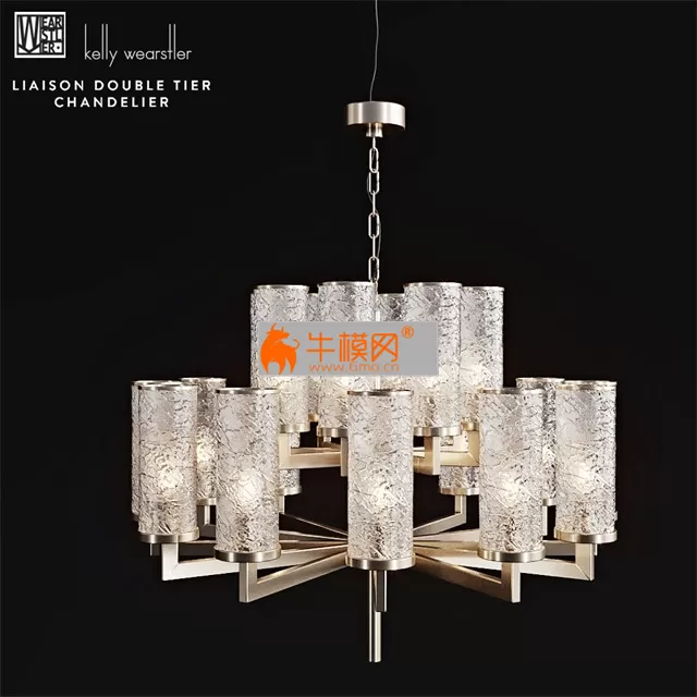 Kelly Wearstler Liaison Double Tier Chandelier – 4373