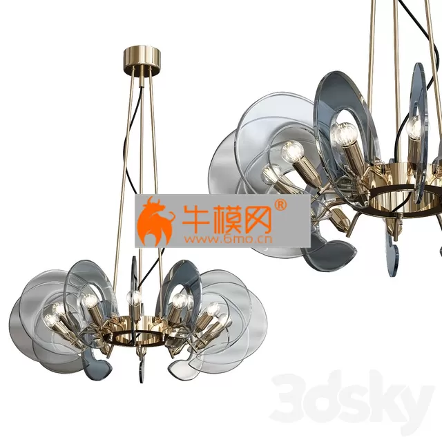 Restored Italian Chandelier – 4399