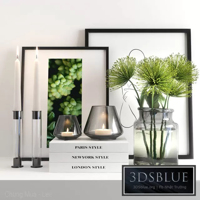 DECORATION – DECORATIVE SET – 3DSKY Models – 2998