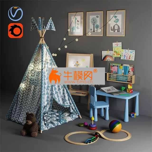 Children tent-tepee 39 – 4433