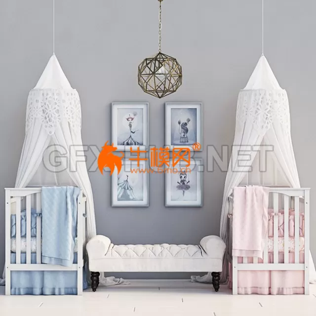 Pottery barn kids Kendall convertible crib – 4457