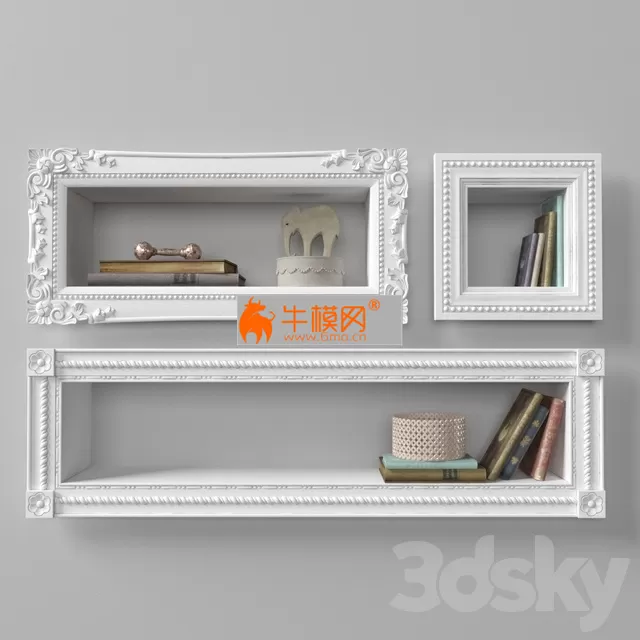 Shelves with decor from RHBaby Child – 4464