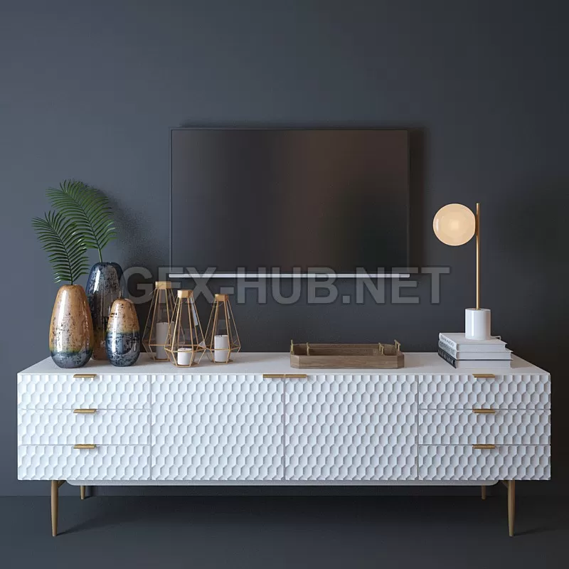 West elm Audrey Media Console – 4494