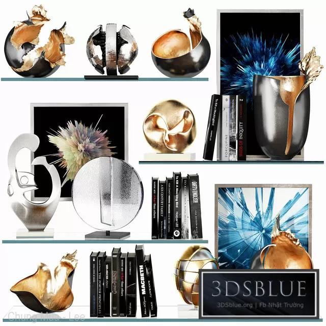 DECORATION – DECORATIVE SET – 3DSKY Models – 3010