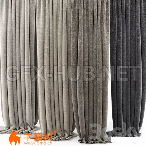 Curtains 25 (max 2011, fbx) – 4533