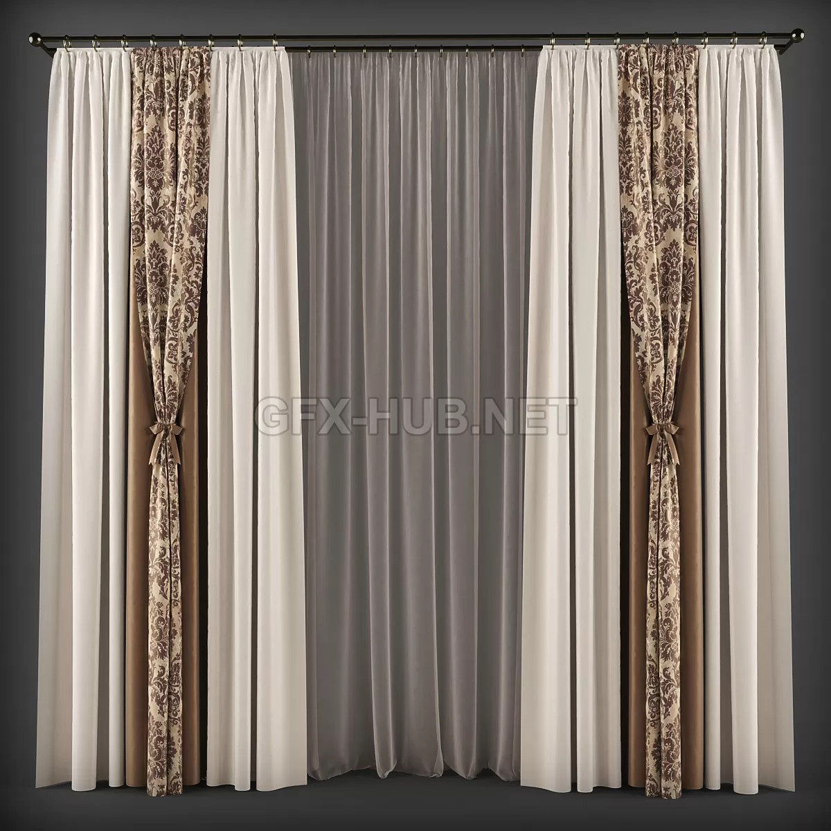 Curtains in a classic style (145) – 4540