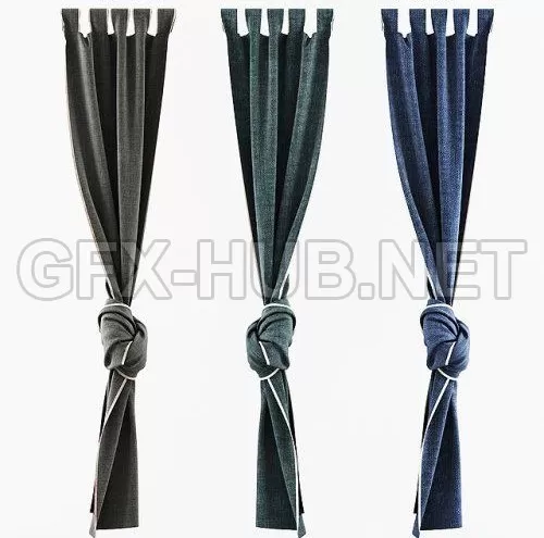 Curtains KNOT (max 2014, fbx) – 4542