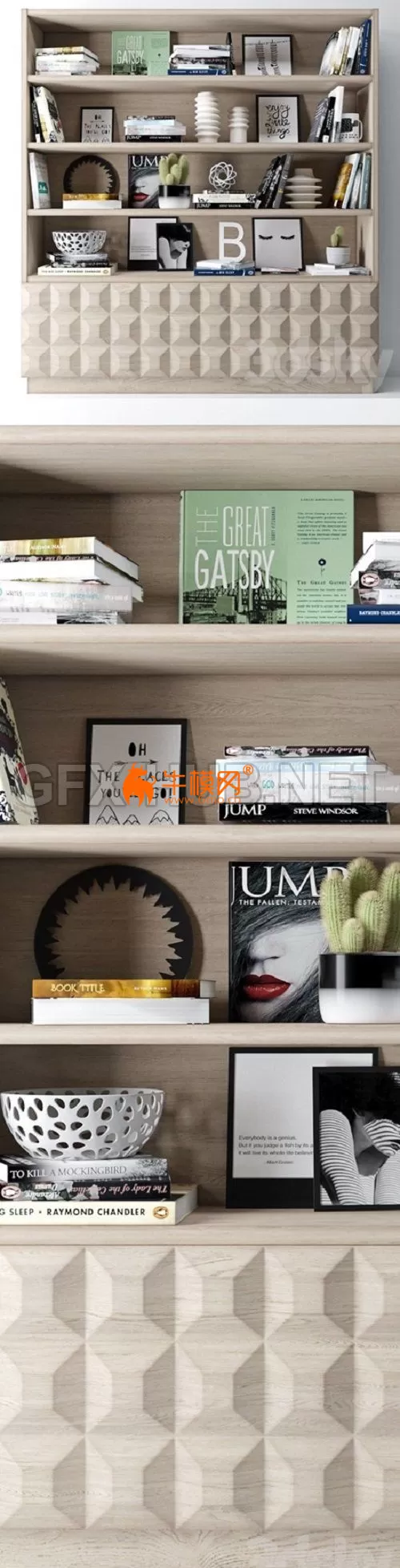 Bookshelf decoration – 4579 Bookshelf decoration – 4579