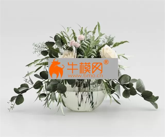 Bouquet of roses and grass – 4588 Bouquet of roses and grass – 4588